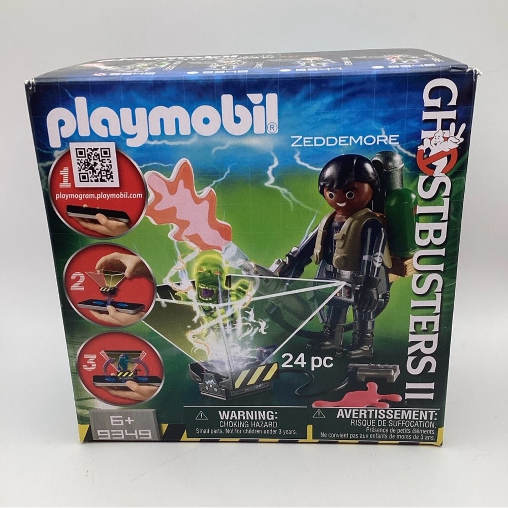 PLAYMOBIL Ghostbusters II Winston Zeddemore Action Figure Playmogram 3D NEW